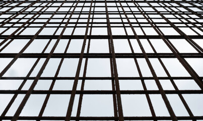 Grating background, metallic texture