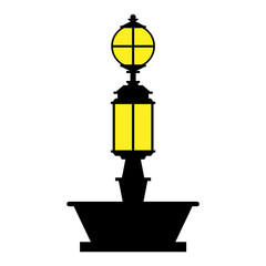 Obraz premium Garden Lamp PNG Format With Transparent Background