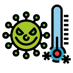 cold filled color line