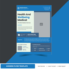 Medical flyer template - Healthcare, Clinic, Hospital flyer template - A01