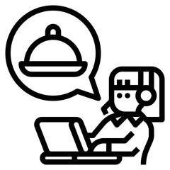 call center line icon