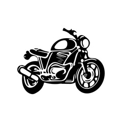 Fototapeta na wymiar Motorcycle logo vector design. Motorcycle design with hand drawing style. 
