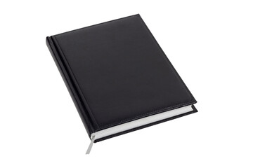 book or notebook hardcover flat view  isolate, transparent background