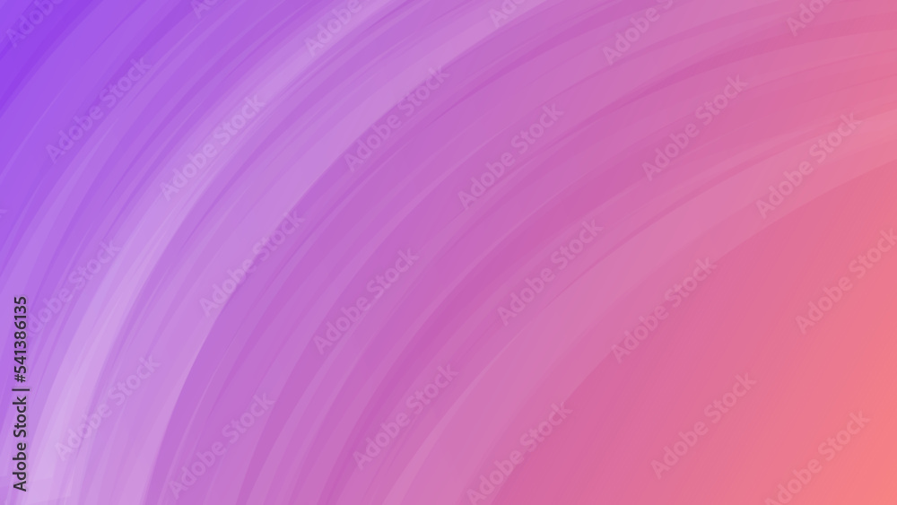 Wall mural modern colorful gradient background with rounded lines