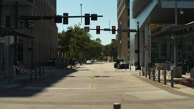 North Blvd in Downtown Baton Rouge, Louisiana