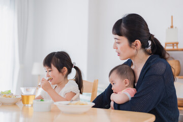 子供のいる家族の日常