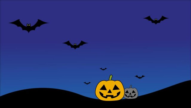 halloween day event public holiday in the scary background pumpkin