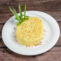 baked potato with cream