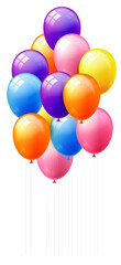 Colorful celebration balloon