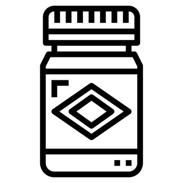 Yeast Extract Line Icon Style