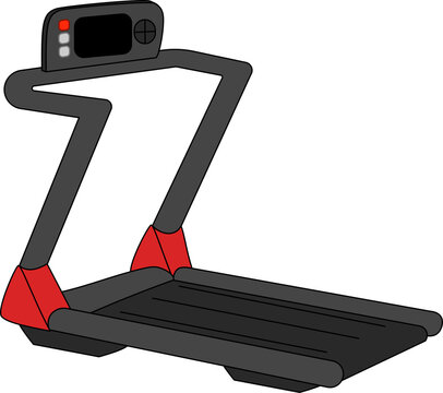 Treadmill Diet Fitness Healthy Clipart