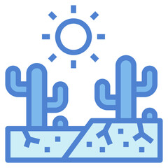 desert two tone icon style