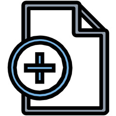 Add Sign Colored Line Icon