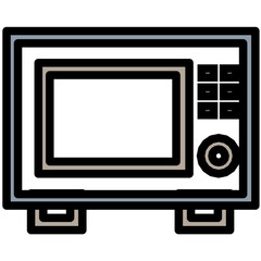 Oven Colored Line Icon