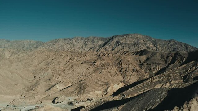 Aerial view of mountains in Quetta Pakistan