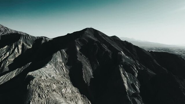 Aerial view of mountains in Quetta Pakistan