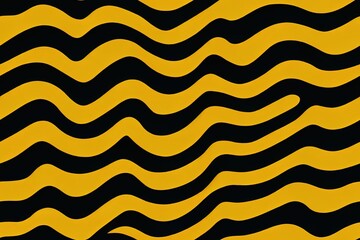 Striped pattern background. 2d illustrated seamless repeat pattern of hand drawn organic colourful horizontal stripes. Fun geometric design element.