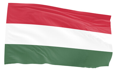 Hungary waving flag transparent background PNG