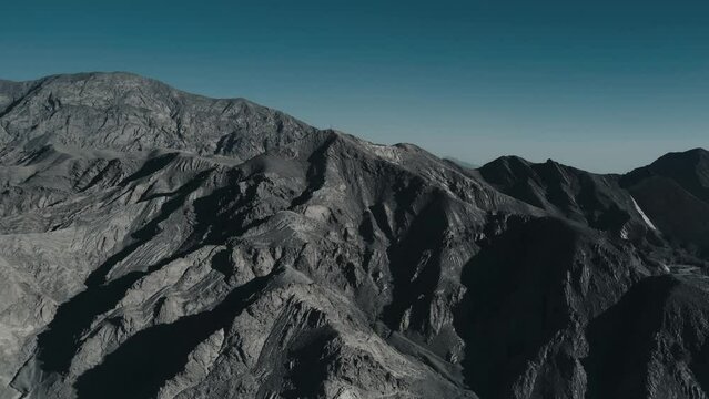 Aerial view of mountains in Quetta Pakistan