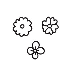 Hand drawn doodle botanical elements.