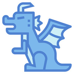 dragon two tone icon style