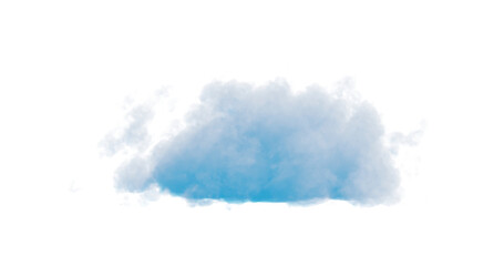Realistic fluffy dense clouds on atransparent png Background. Element for your creativity