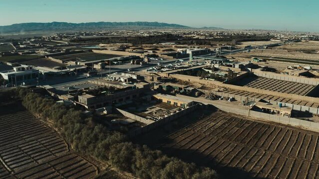 Aerial view of Quetta city in Pakistan