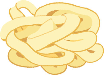 いかくん（いか燻製）のイラスト