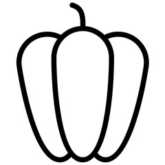 illustration of a bell pepper