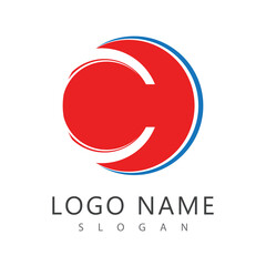 Obraz premium Circle logo template vector design