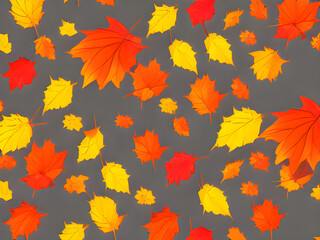 Fototapeta na wymiar 秋をテーマにしたイラストです。