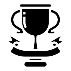 trophy glyph icon