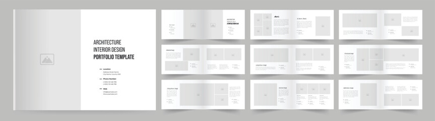 Architecture Portfolio Interior Portfolio Design Portfolio Template 