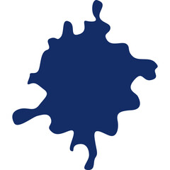 Abstract Blue Ink Splash (8)