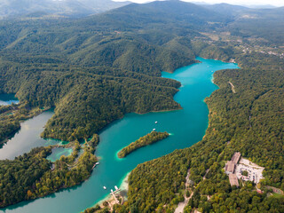 Several waterfalls of one of the most astonishing Plitvice Lakes, Croatia. A truly virgin and wonderful piece of nature.