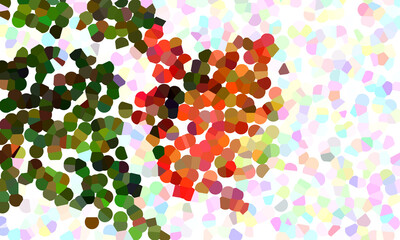 colorful abstract illustration background with mosaic shapes