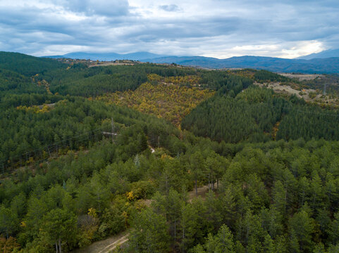 drone view mountine 