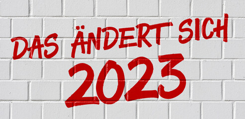 Das Graffiti - Das ändert sich 2023