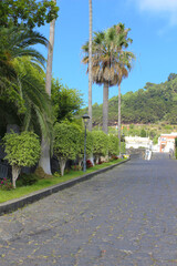Calle adoquinada en Mazo, La Palma