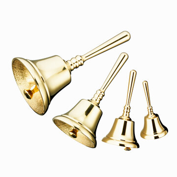 Gold hand bells
