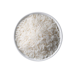 rice in a bowl on transparent png