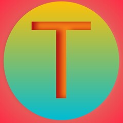 illustration of an letter