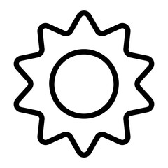 sun line icon