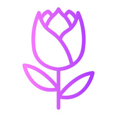 tulip gradient icon