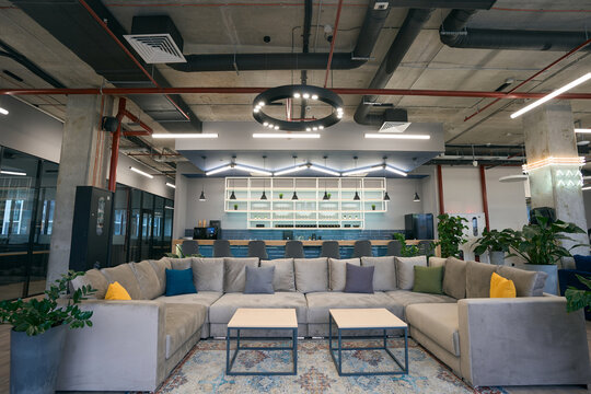Concept of comfortable zoning in a coworking space