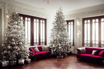 luxury christmas interior