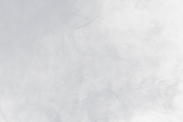 Dense Fluffy Puffs of White Smoke and Fog on black Background, Abstract Smoke Clouds, Movement Blurred out of focus. Smoking blows from machine dry ice fly fluttering in Air, effect texture, png