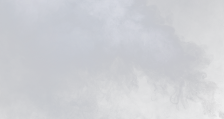 Dense Fluffy Puffs of White Smoke and Fog on black Background, Abstract Smoke Clouds, Movement Blurred out of focus. Smoking blows from machine dry ice fly fluttering in Air, effect texture, png