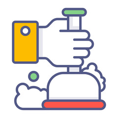 plunger Modern concepts design, Premium quality vector illustration concept. Vector symbol.