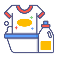 laundry Modern concepts design, Premium quality vector illustration concept. Vector symbol.